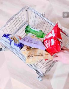 ขาวางตะกร้า ที่วางตะกร้าช็อปปิ้ง สําหรับตะกร้าซุปเปอร์มาร์เก็ต