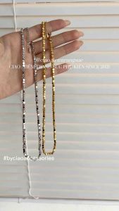 [KHÔNG ĐEN GỈ] Dây chuyền vòng cổ titan không gỉ thiết kế đính charm vuông Olwen Ciao