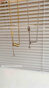 [KHÔNG ĐEN GỈ] Dây chuyền vòng cổ titan không gỉ thiết kế charm phong cách trendy Amle Ciao