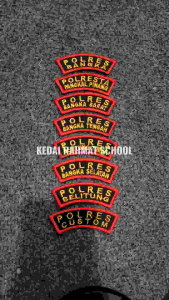 Custom Bet Bordir Lokasi Polres Polsek Polda Bangka Belitung Babel Pangkal Pinang Barat Selatan Tengah Timur