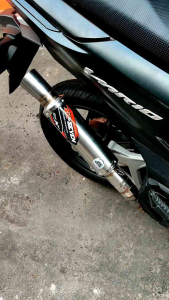 Kenalpot SAMLONG 38mm Beat Vario Mio Scoopy Aerox Nmax Pcx ORIGINAL SIX SEVEN