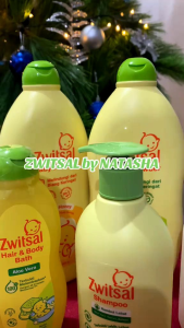 Zwitsal Baby Powder & Gentle Shampoo: Natural Baby Care with Milk, Honey & Aloe Vera