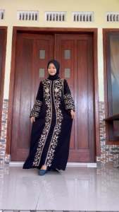 Abaya kekinian abaya Turky hitam gamis hitam premium