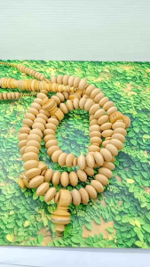 Tasbih tijani kayu kemuning gading full benang rajut A103