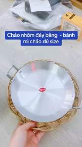 Chảo nhôm có tay cầm đáy bằng cao cấp size từ (16cm - 22cm) Chảo Xào Nhôm Size 16Cm 22Cm Chảo Nhôm Oven Safe Sản Xuất Tại Việt Nam - Lazada