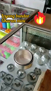 PROMO HARGA LOYANG KUE BENTUK BUNDAR UKURAN KECIL - ISI 3 UKURAN