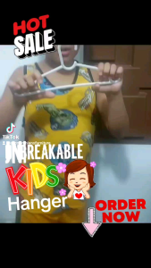 UNBREAKABLE- 36pcs BABY Hanger KIDS hanger White- CLASS A