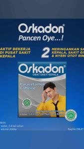 1boxOskadon Skitkepala orginal