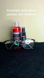 Pembersih lensa kacamata penghilang baret goresan dan jamur