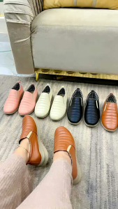 Sepatu wanita kulit papirut garut model Slip On