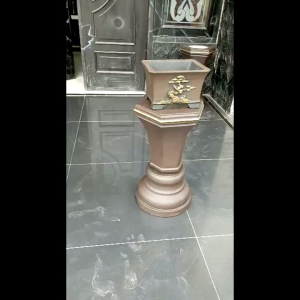 POT BONSAI TANAMAN HIAS SEMEN KOTAK RELIEF UNIK SEMI CASCADE