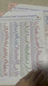 คำศัพท์ Oxfords 3000+5000 คำ ชีท 2 ชุดสอบทุกสนาม