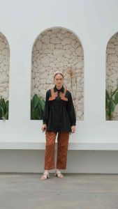 Pakaian Kemeja Tali Serut Wanita ZHANA TOP by DYA ID