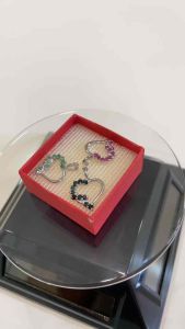 จี้หัวใจพลอยแท้ จี้ห้อยคอดีไซน์เก๋ ตัวเรือนเงิน925 พลอยแท้ ทับทิม ไพลิน มรกต