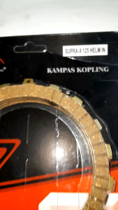 KAMPAS PLAT PIBER KOPLING HONDA SUPRA X 125 HELM IN TAKAYAMA KUALITAS TERJAMIN