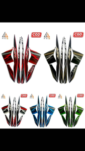Striping Stiker Lis Les Motor Yamaha Vega ZR 2012 Standar Full Set