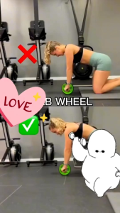 Alat Olahraga Abdominal Roller Ab Double Wheel Ab Roller Alat Fitness Olahraga / Ab roller Abs roller Ab wheel Double wheel roller Alat gym Fitness / AB Roller Roda Fitness Push Up Roller Melatih Otot Perut dan Tangan
