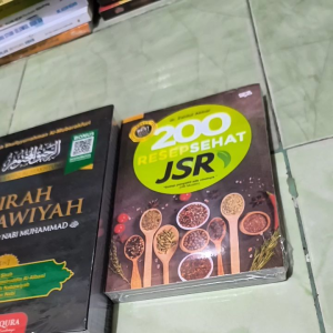 2 buku SIRAH NABAWIYAH sejarah hidup NABI MUHAMMAD + 200 resep sehat JSR