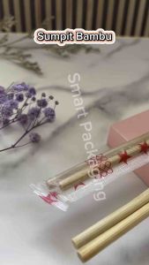 [ISI 20 PCS] Sumpit Bambu Steril / Sumpit Makan Kayu Sekali Pakai / Chopsticks