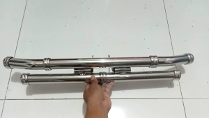 RUSI 125/150/175 CRASH GUARD Pure Stainless