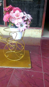 Rak pot bunga sepeda besi lucu JUMBO/standing pot bunga