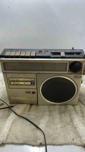 เทป วิทยุเก่า สะสมไฟมา เครื่องเล่นยุค80-90 ฟังวิทยุได้ตอนนี้ Sony CFM-31S เทปเปิดไม่ได้ เอาไปเช็คเอง สภาพสวย