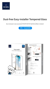 IPHONE 17 pro max 16 PRO MAX / 16 PLUS / 16 PRO WIWU FULL Screen Protector Tempered Glass EASY INSTALL