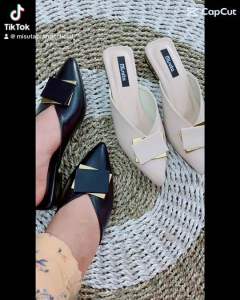 Misuta Slip on 2cm Kode Gerynia Sandal pesta dan ke mall