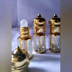 Botol Perfume Tola Kubah UV Roll On Gold 3 ML