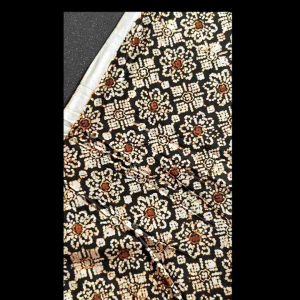 Kain jarik batik cap sogan jogja motif nitik kembang salak