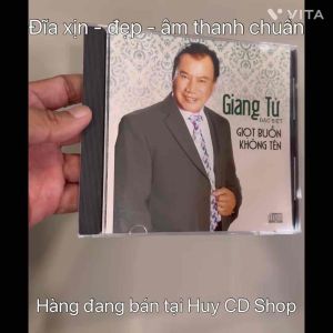 Đĩa CD Giang Tử Giọt buồn không tên Nhạc vàng trữ tình Bolero Đĩa lòng Trắng Chất Lượng cao Âm Thanh chuẩn HUY CD SHOP