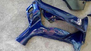 Cover Body Fullset Halus Yamaha Vega R Lama Polos Biru Metalic