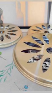 T02 ยากันยุง ที่ใส่ ถาดใส 2 ฝาปิด วัสดุ สแตนเลส เป็นประสบการณ์