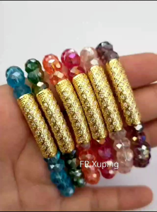 FR XUPING GELANG MANIK MANIK KRISTAL CEKO UKURAN 8 MM PERHIASAN FASHION WANITA