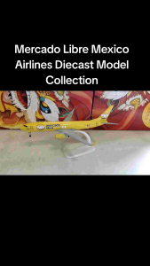 Mercado Libre Airlines Diecast Model Aircraft Mexico Airplane Collection with Landing Gears Display Stand 8 Inches 20 cm