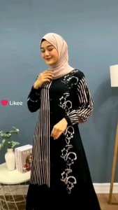 Gamis Susun Batik Cap Pekalongan: Pakaian Wanita Bahan Twil Original