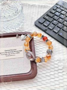 Citrine Energy Bracelet，Four Seasons Ghost Box Boost Your Charm Elegance and LuckPowerful Energy Good Luck Health CrystalHappinessFashion BraceletPerfect for Gifts or personal us—A Must-Have for Every Trendy Lady