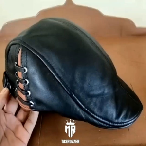 Topi Pet Kulit Pria Model Gaul