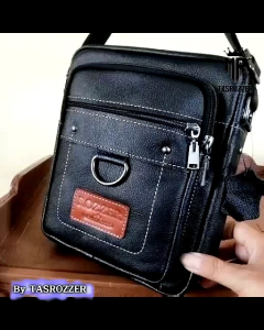 Tas Kulit Pria 100% ROZZER Tahan Api