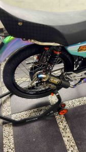 Knalpot Rx King Kolong Pdk Repsol Biru Motif Original FNK RACING EXHAUST