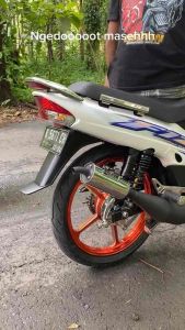 knalpot fizr standar racing hitam doff by nxlracingproduct