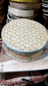 truntum anyaman bulat - truntum bambu - truntum anyaman - tempat makanan