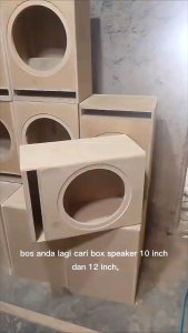 BOX SPEKER SUBWOOFER TIPE SLOT 12 INCH COCOK BUAT RUMAHAN TAPA LAPIS