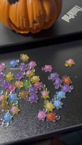 Combo 10 Rùa Dạ Quang mini Rùa Phát Sáng Trang Trí Nhà Cảnh Quan Nhựa DIY Trang Sức Thủ Công