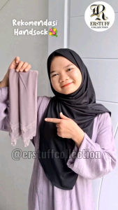 HANDSOCK CINCIN DOUBLE RENDA SENADA / MANSET RING MUSLIMAH