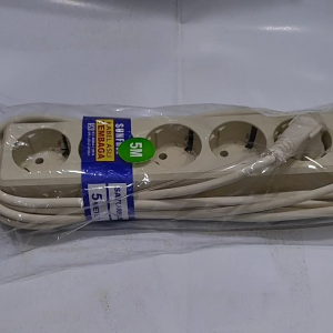 Stop Kontak Set Kabel & Colokan 3 4 5 Lubang Panjang 3m & 5m 3meter 5 meter Saturnus Sunfree