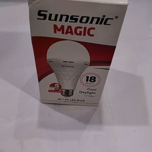 Lampu Bohlam Emergency Magic Sunsonic Led Putih Terang