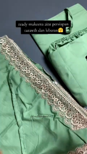 Mukena Renda 2in1 Dewasa Traveling Katun Jumbo