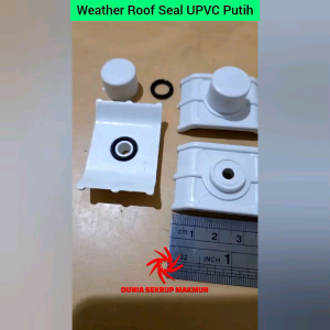 (20 Set) Roof Seal Putih Atap UPVC Baut Roofing 7CM