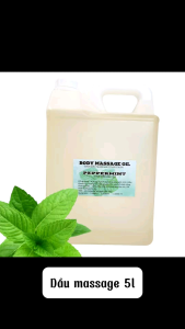 Dầu Massage Body 5 Lít - Hương Sả Chanh Sả Java Quế Bạc Hà Lavender Hoa Hồng - An Toàn Cho Da Thư Giãn Không Bết Dính Không Làm Ố Khăn